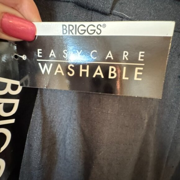 NWT   BLACK BELTED DRESSY EASY CARE SHORTS    SIZE: 14     #1 - Picture 8 of 9